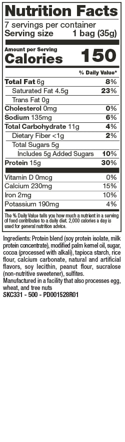 Proti-Snax Bouchées de soya au chocolat – Image 3